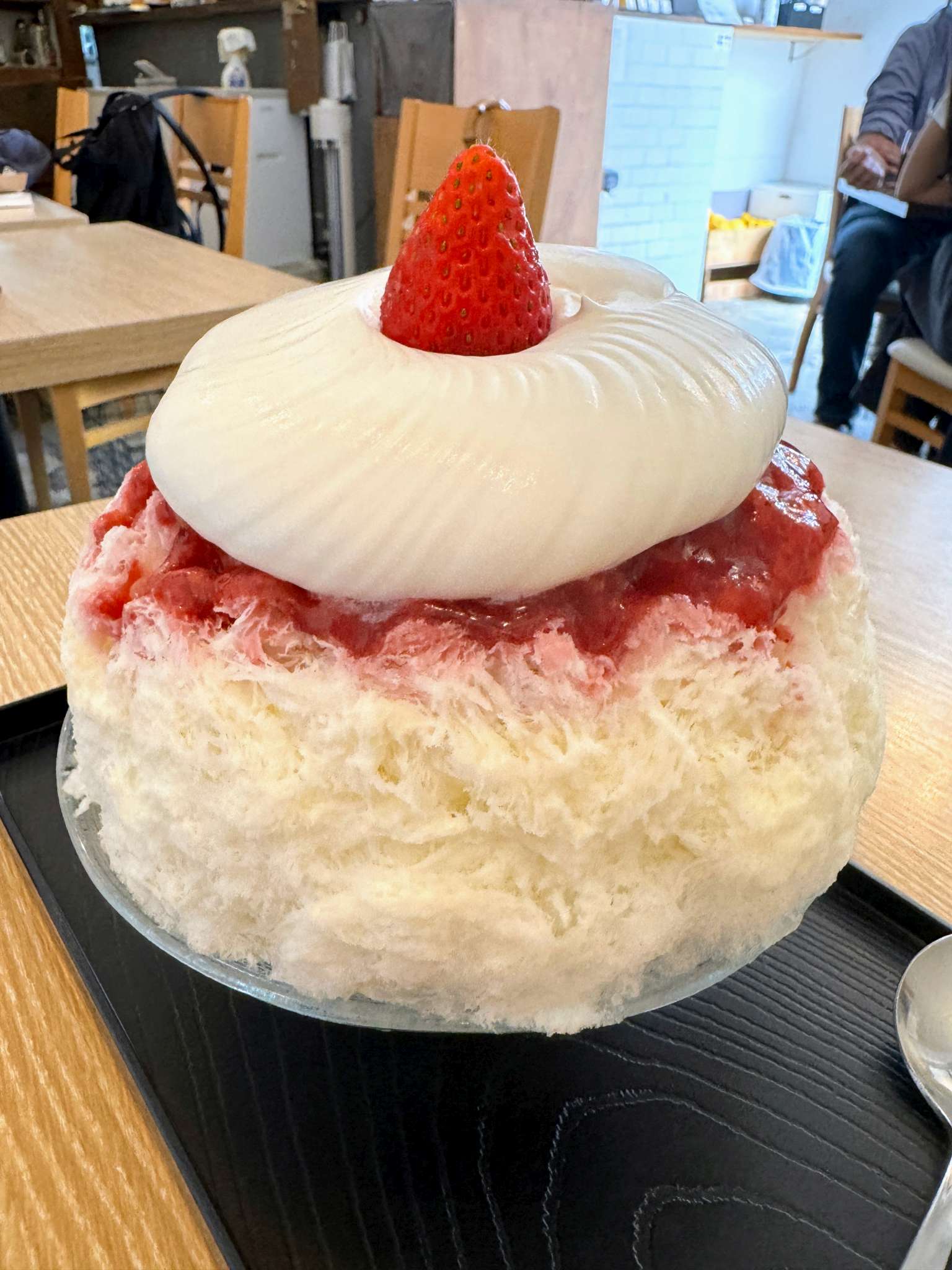 SAKANOUE CAFE @湯島 : 草莓蛋糕刨冰