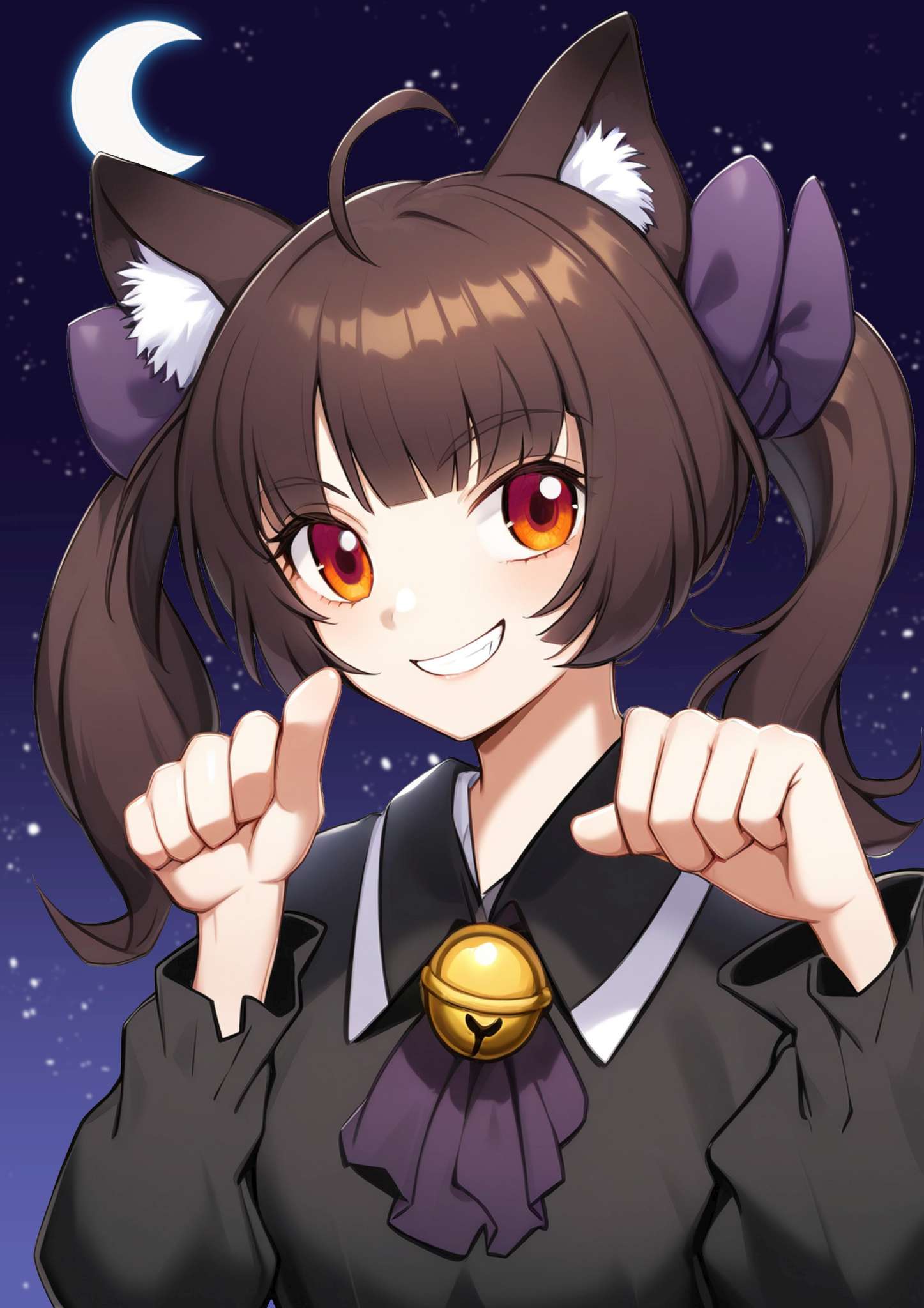 習作】AI お絵かきツール copainter と Google Gemini で猫娘を描いて